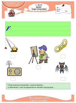 Çocuklar İçin R Sesi Çalışma Sayfaları 